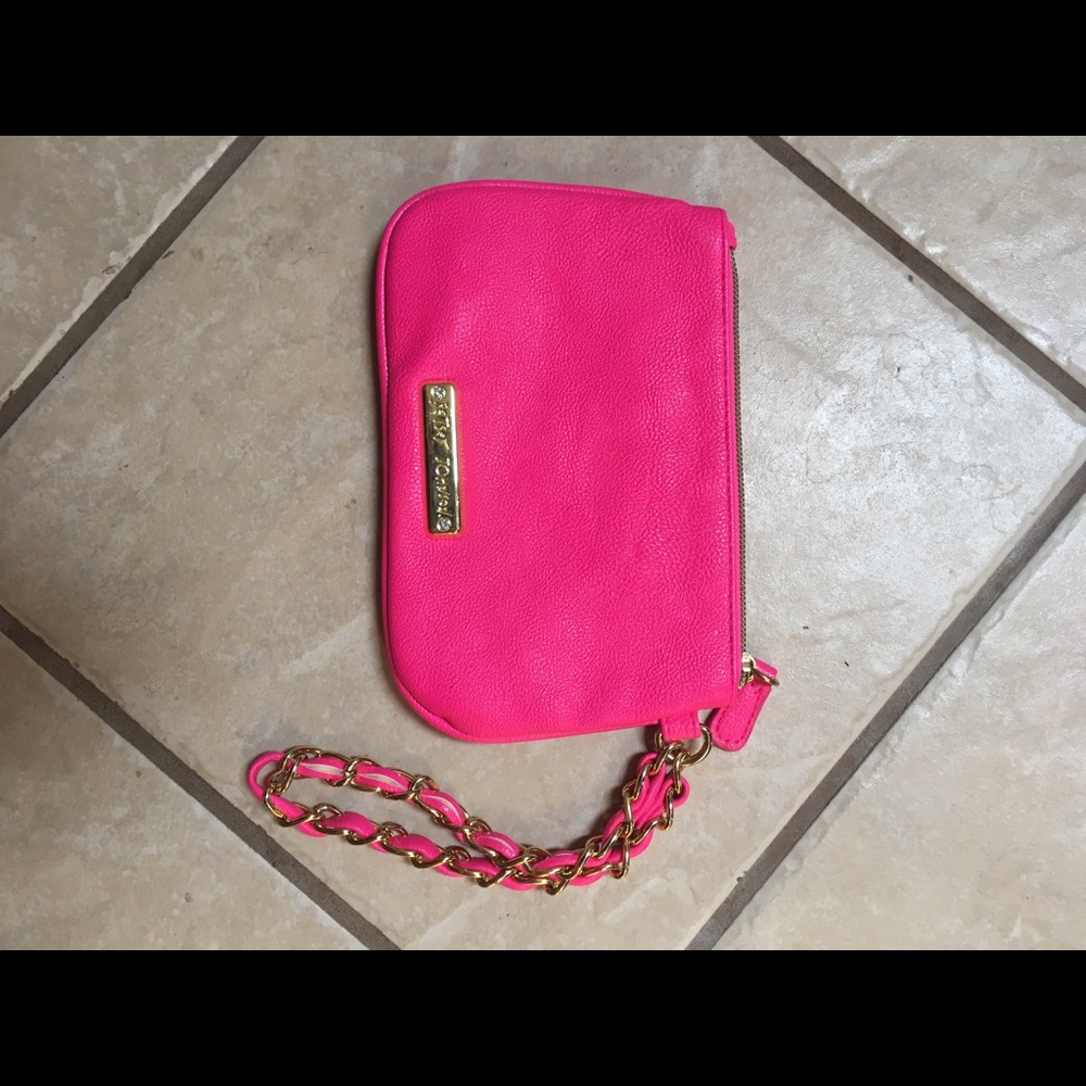 Betsey Johnson Small Zipper Wristlet